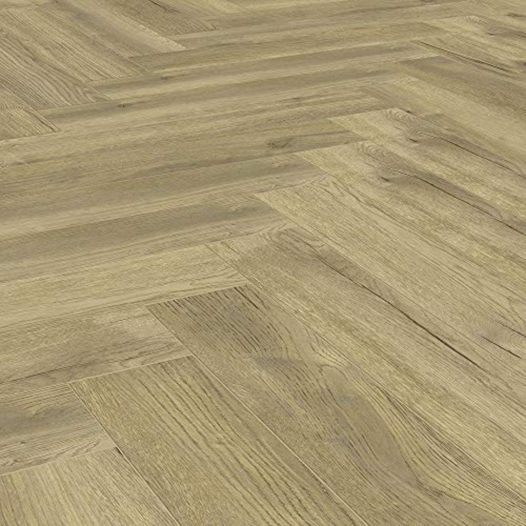 PAVIMENTO LAMINATO HERRINGBONE ROVERE RUSTICO - CONF. DA 1,238 MQ