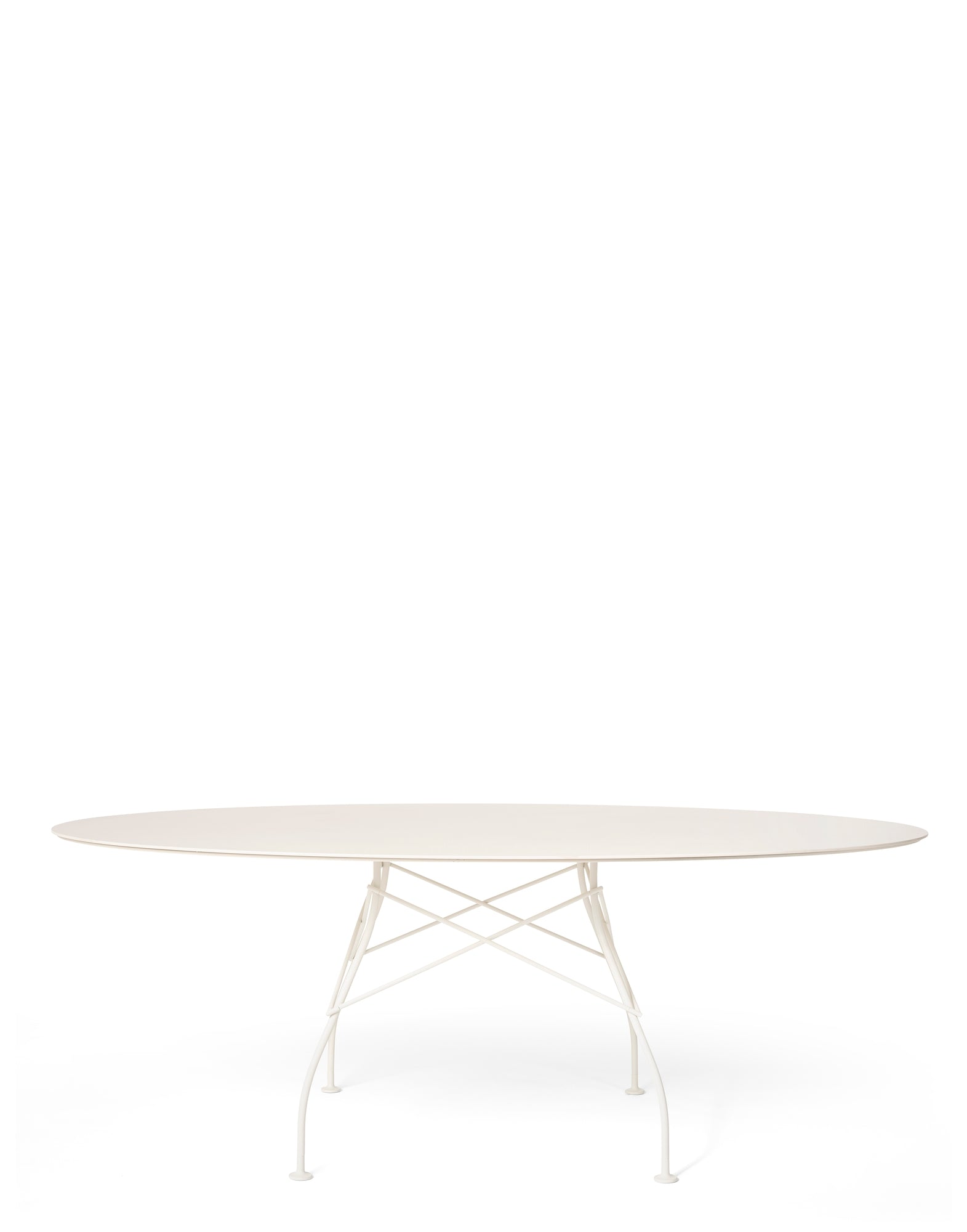 GLOSSY outdoor OVAL - BIANCO/BIANCO