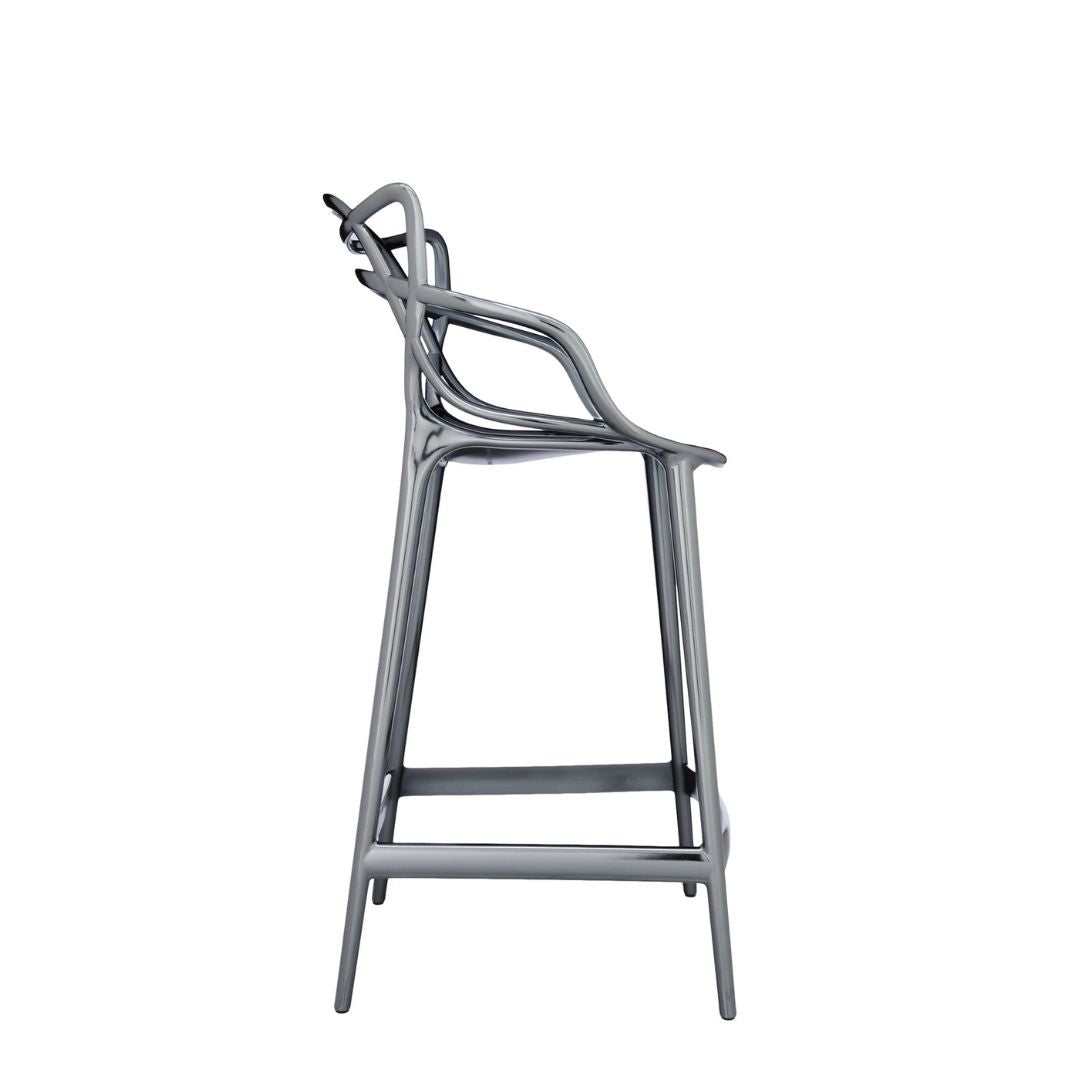 MASTERS STOOL H.65 TITANIO