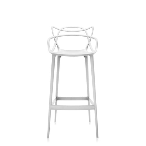 MASTERS STOOL H.75 BIANCO 