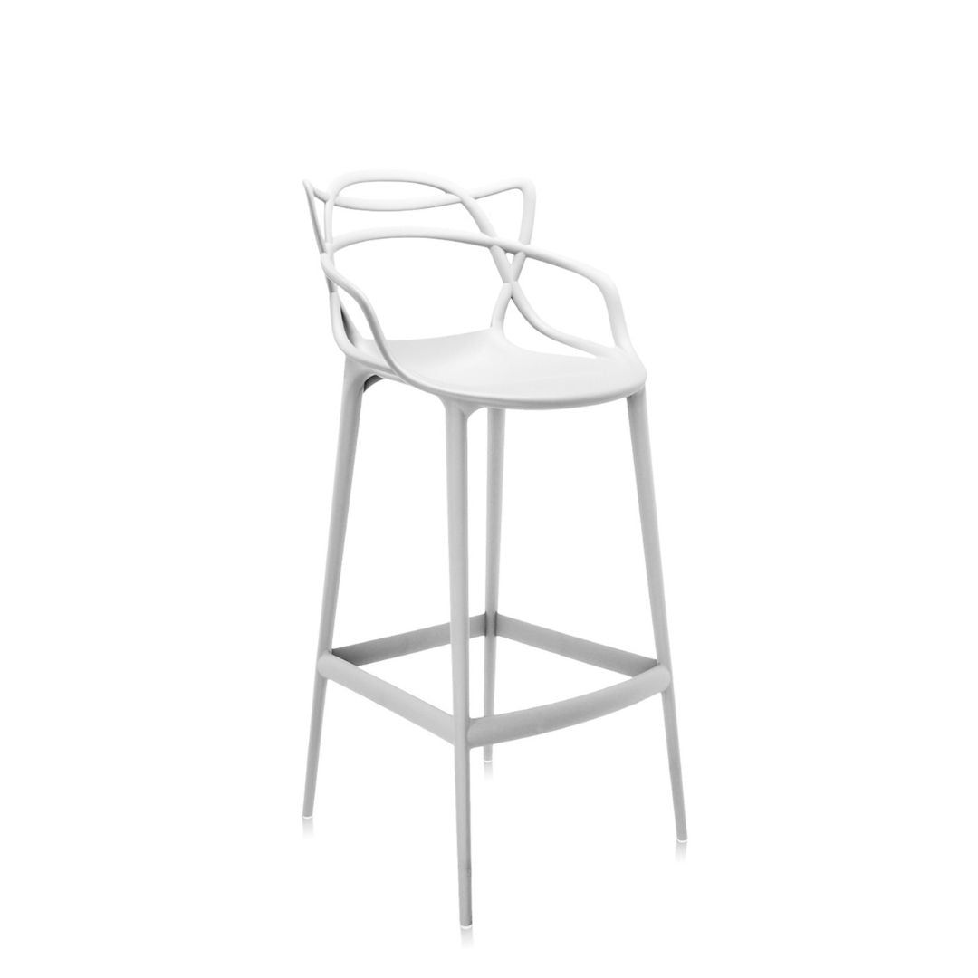 MASTERS STOOL H.75 BIANCO 