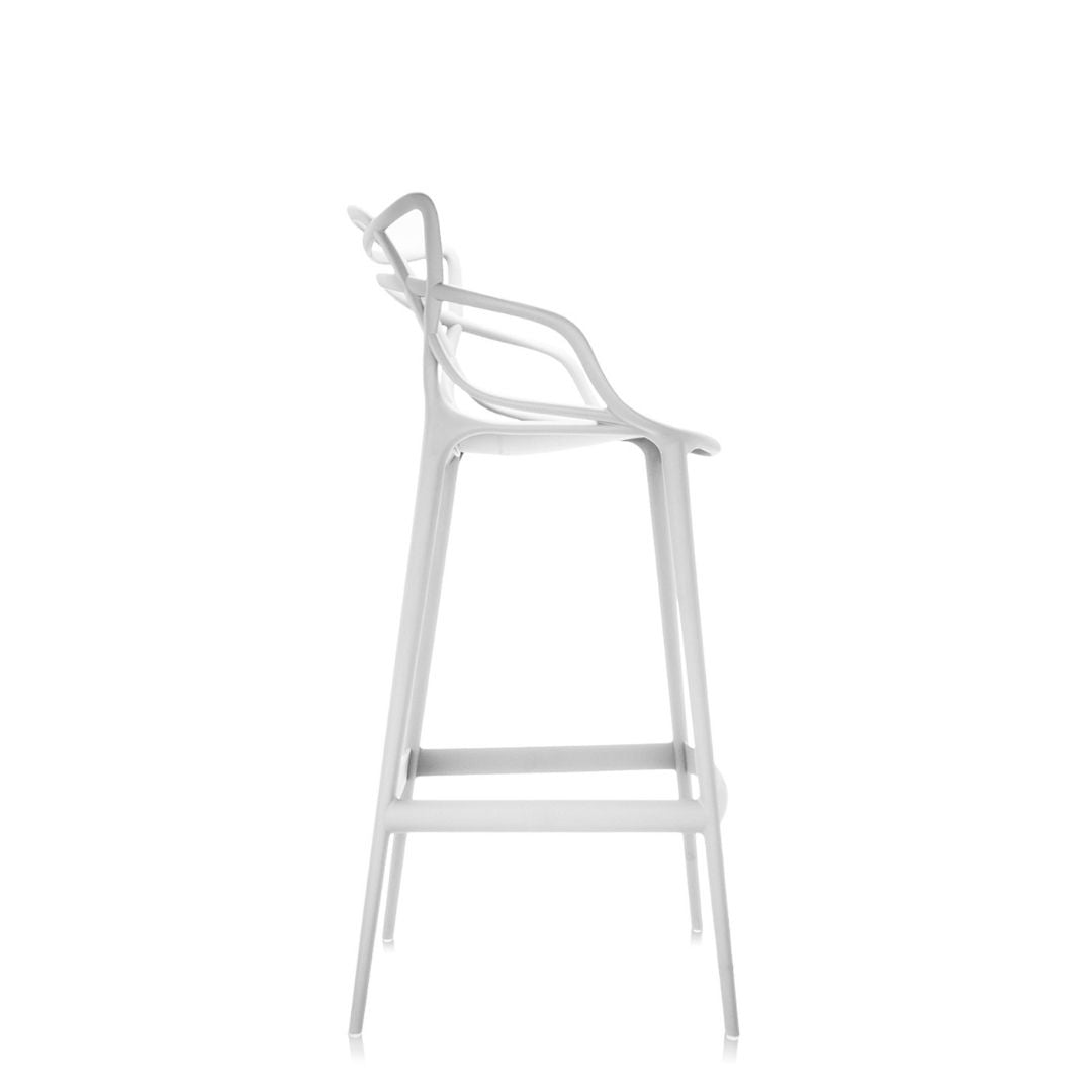 MASTERS STOOL H.75 BIANCO 