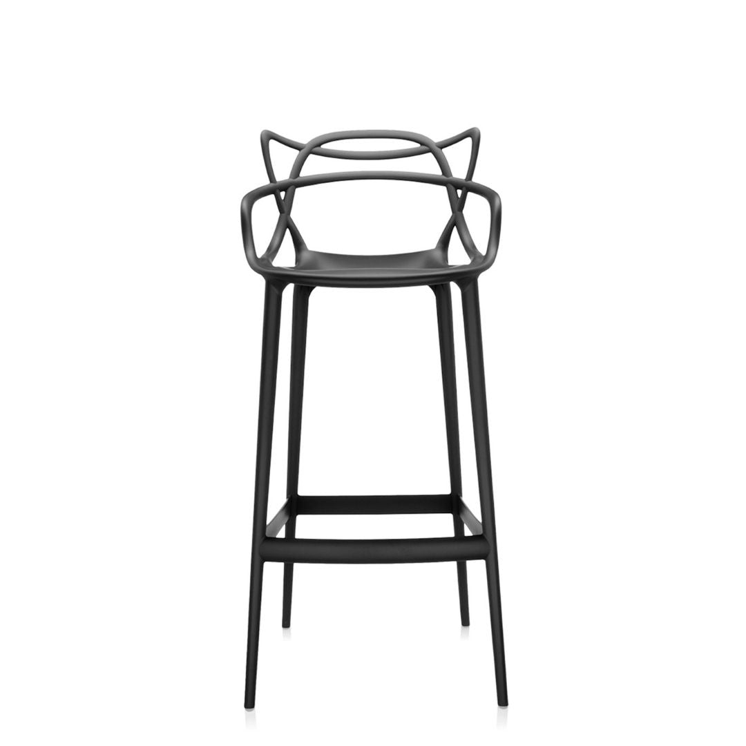 MASTERS STOOL H.75 NERO 