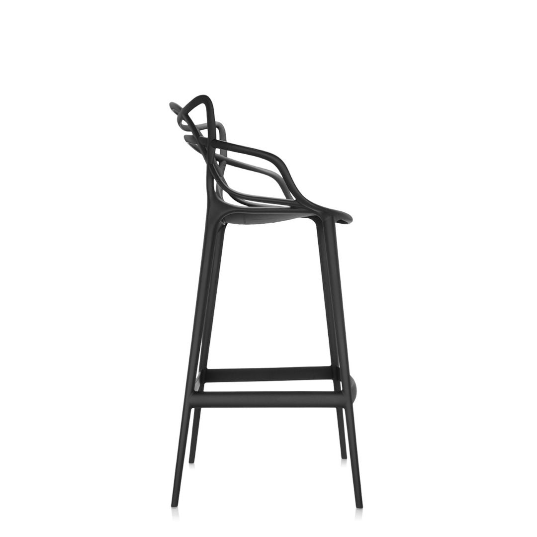 MASTERS STOOL H.75 NERO 