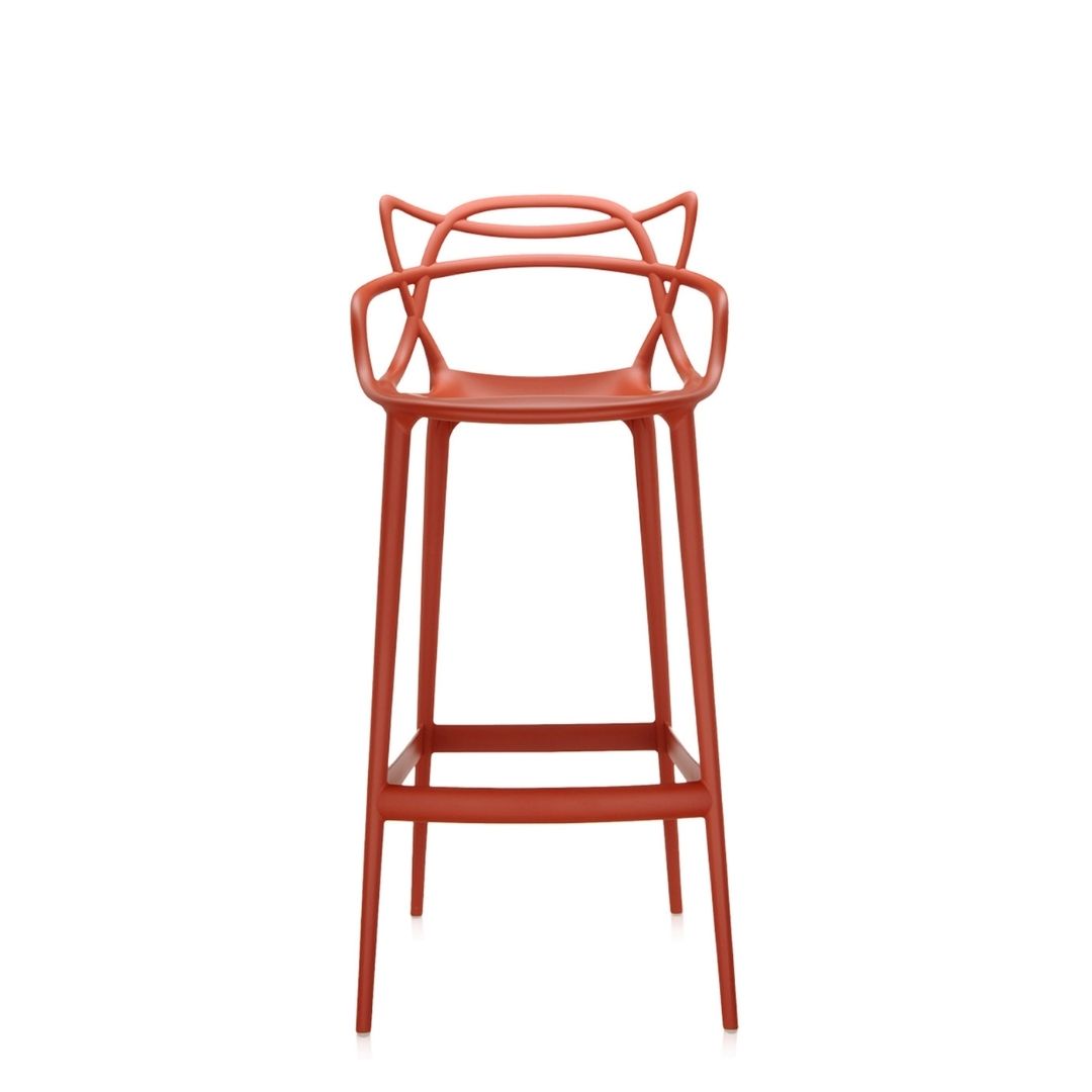 MASTERS STOOL H.75 ARANCIO RUGGINE 