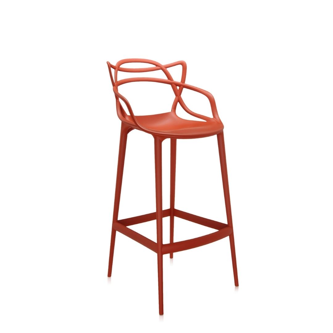 MASTERS STOOL H.75 ARANCIO RUGGINE 