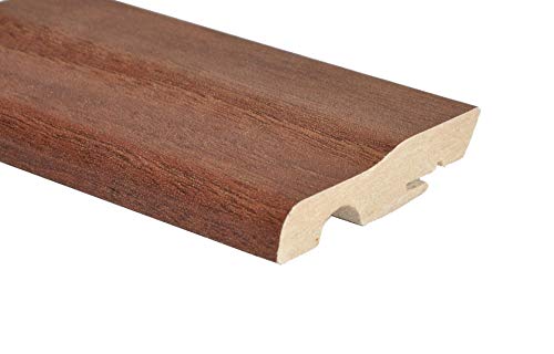 BATTISCOPA SAGOMATO MDF MERBAU - 5 BARRE - 12 ML