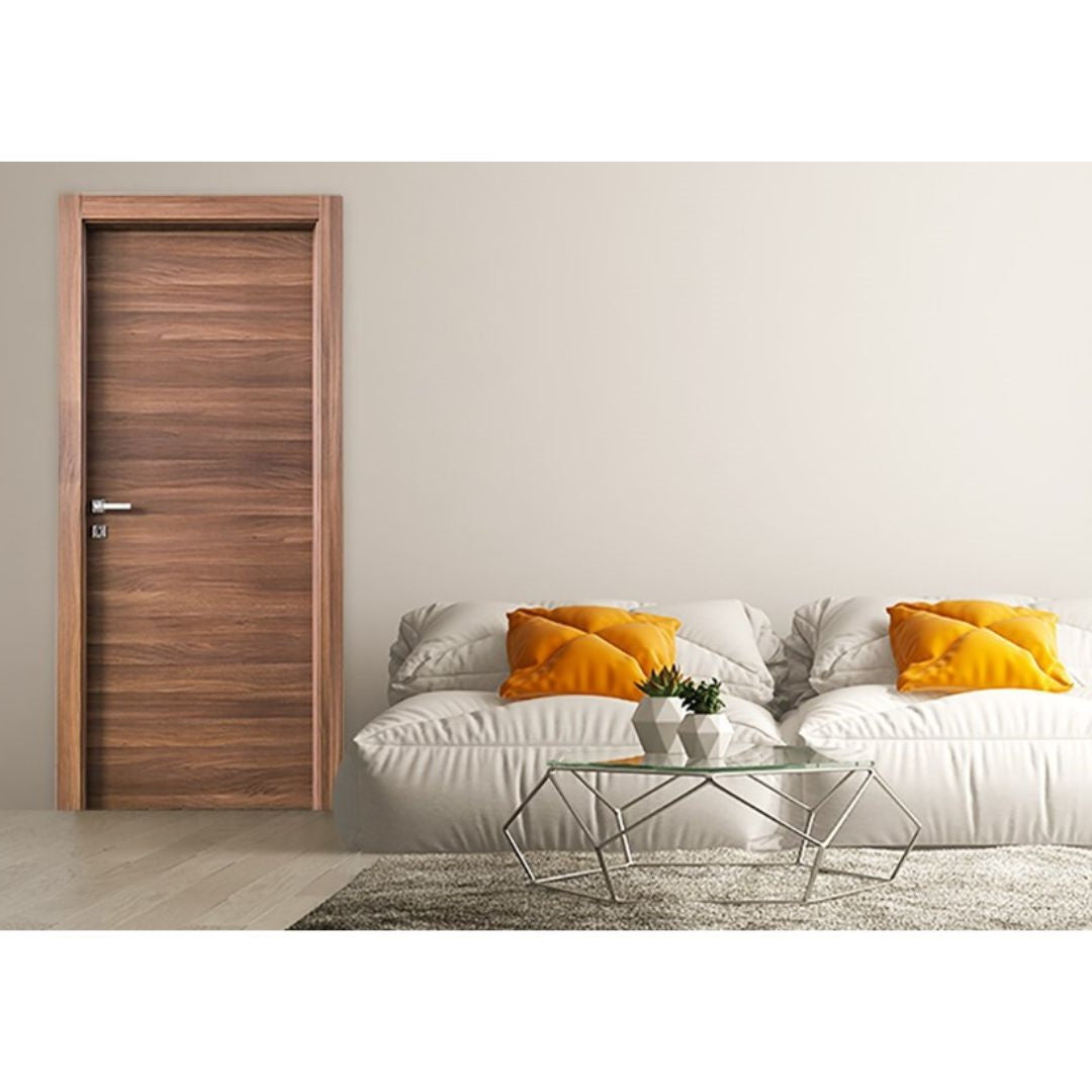 PORTA MATRIX NOCE LEUCA BATTENTE - 210 x 60 DESTRA