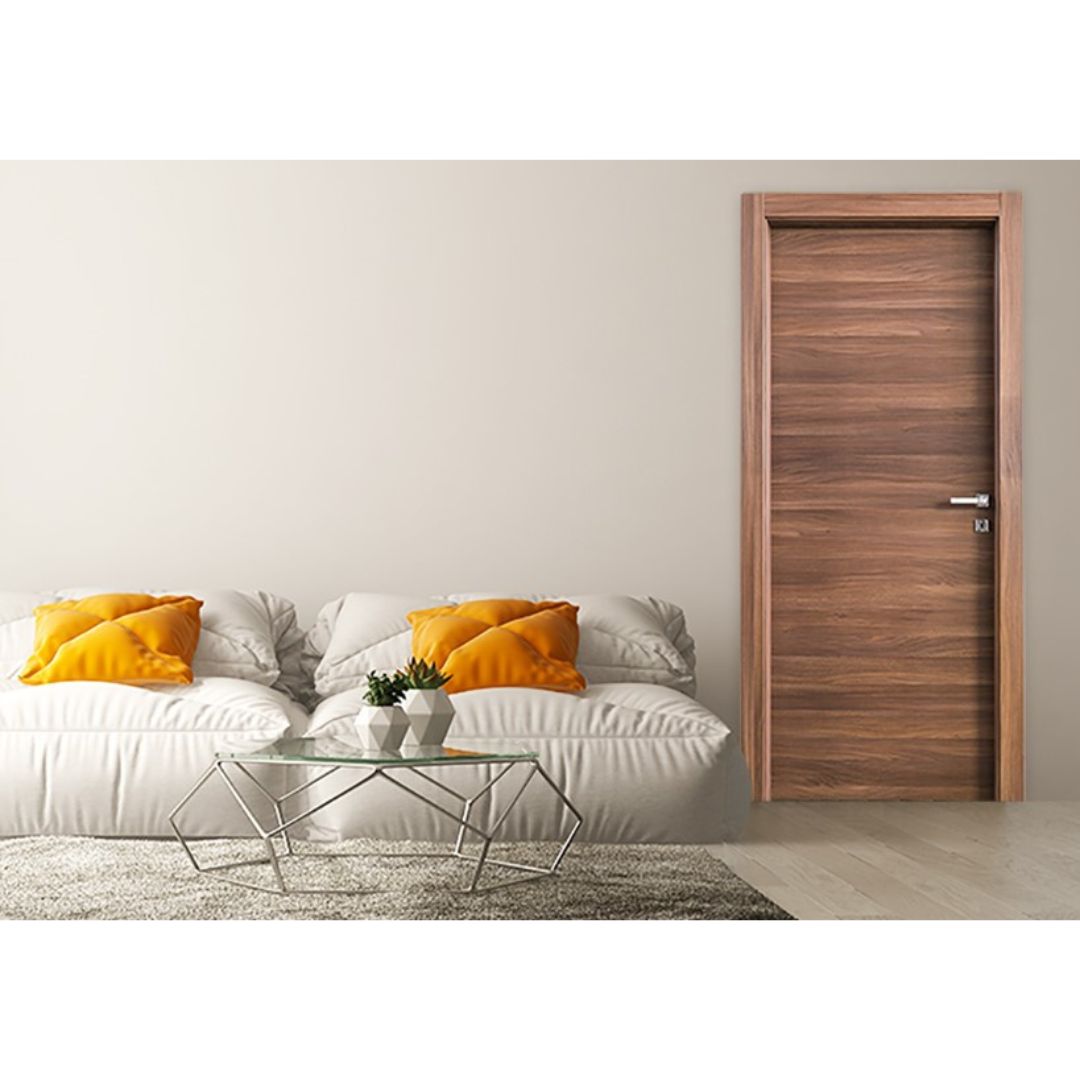 PORTA MATRIX NOCE LEUCA BATTENTE - 210 x 80 SINISTRA