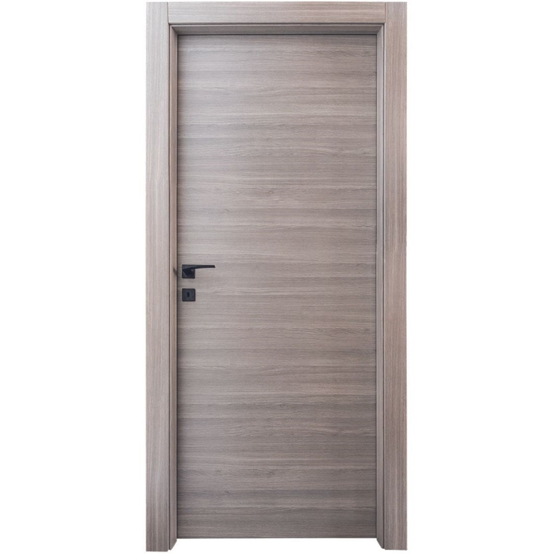 PORTA MATRIX ROVERE GRIGIO BATTENTE - 210 x 70 DESTRA