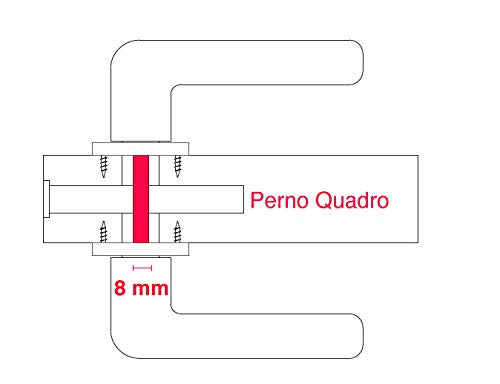 MANIGLIA FENIX CROMO SATINATO